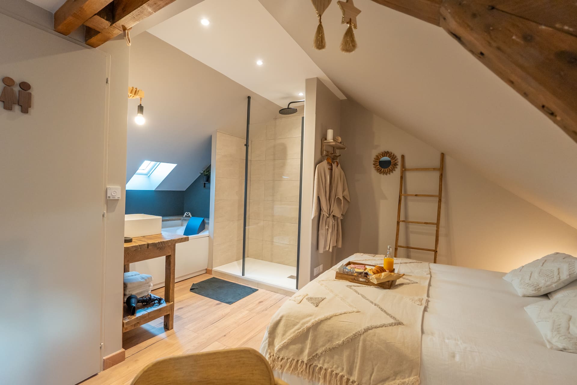 Suite Le Refuge Les secrets de la Baie spa sauna hammam Etaples sur Mer séjour en amoureux côte d’opale suite accès privé cocooning baie de canche La Romana L’Archipel bien-être