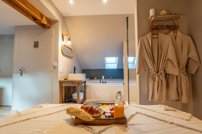 Suite Le Refuge Les secrets de la Baie spa sauna hammam Etaples sur Mer séjour en amoureux côte d’opale suite accès privé cocooning baie de canche La Romana L’Archipel bien-être